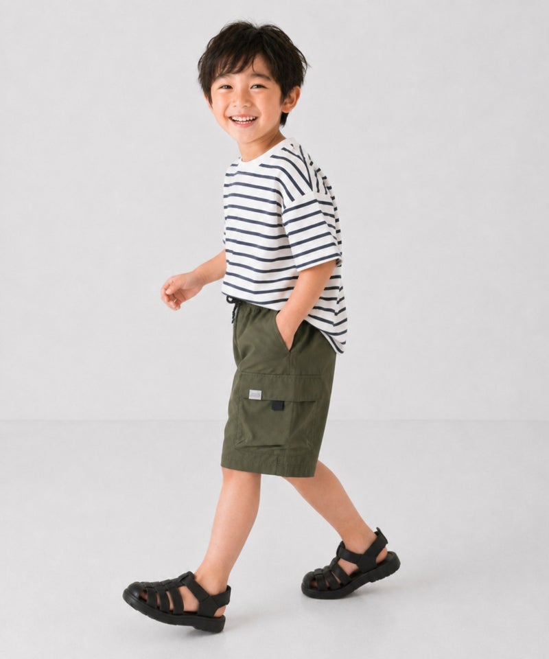NAVY カーゴショートパンツ キッズ商品画像-5