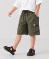 NAVY  カーゴショートパンツ キッズ商品サムネイル-7