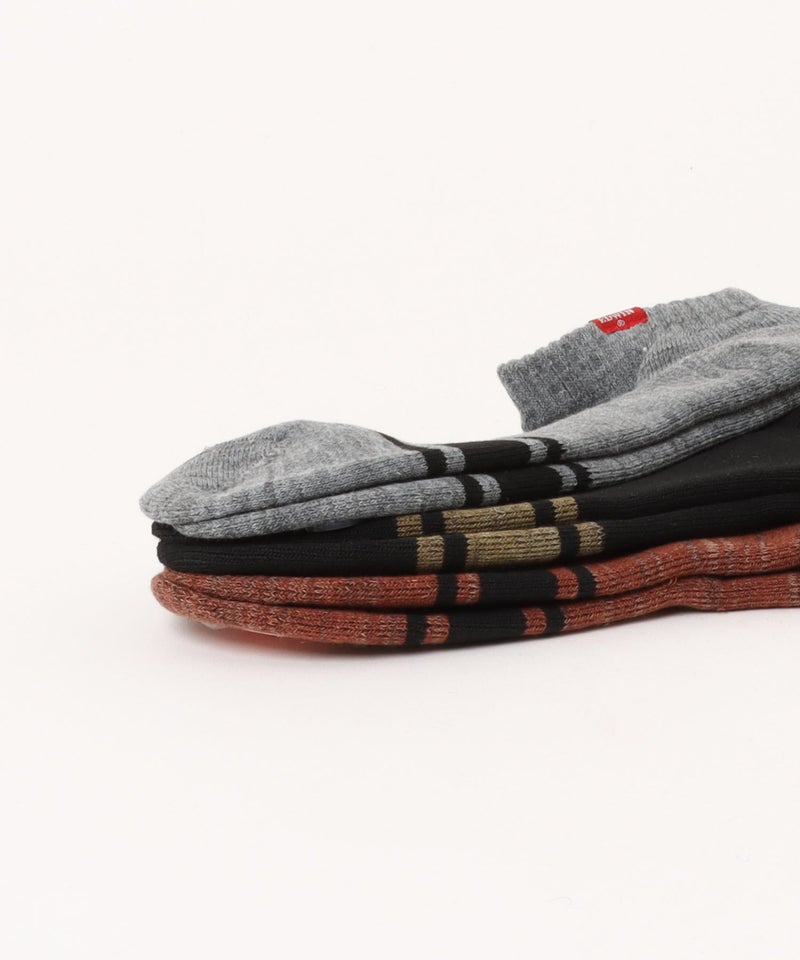 EDWIN  BODY FIRE アンクル丈ソックス 3足組 メンズ商品画像-2