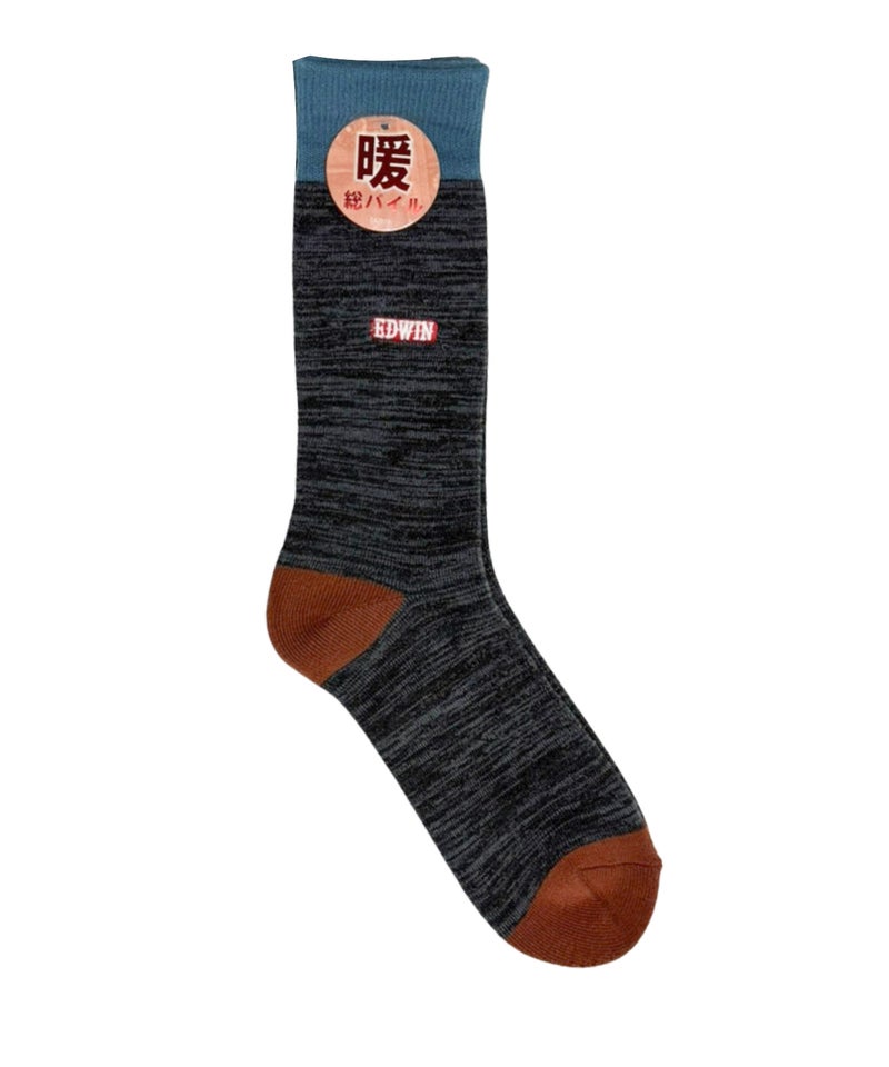 EDWIN BODY FIRE クルー丈ソックス 3足組 メンズ商品画像-4