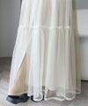 Classical Elf ふわっと愛らしく。チュールティアードロングスカート商品サムネイル-21