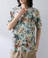 NAVY SARARI レーヨンアロハプリントシャツ メンズ商品サムネイル-4