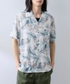 NAVY SARARI レーヨンアロハプリントシャツ メンズ商品サムネイル-7