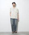 NAVY SARARI レーヨンアロハプリントシャツ メンズ商品サムネイル-12