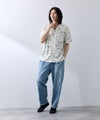 NAVY SARARI レーヨンアロハプリントシャツ メンズ商品サムネイル-13