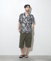 NAVY SARARI レーヨンアロハプリントシャツ メンズ商品サムネイル-14