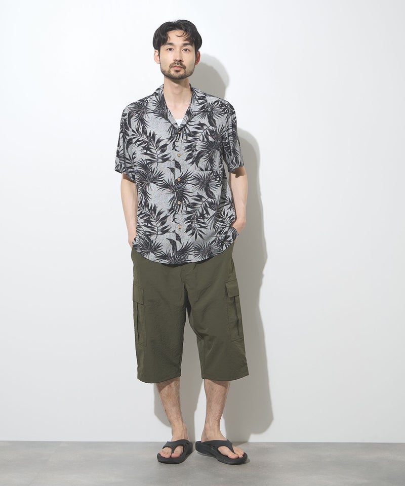 NAVY SARARI レーヨンアロハプリントシャツ メンズ商品画像-15