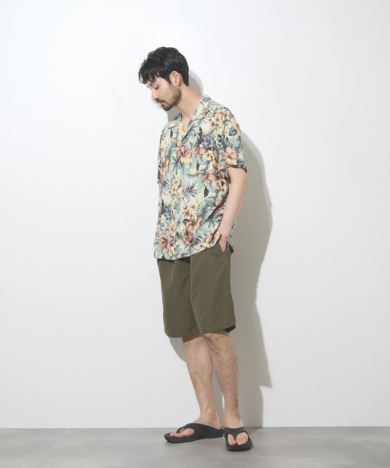 NAVY SARARI レーヨンアロハプリントシャツ メンズ商品画像-17