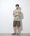 NAVY SARARI レーヨンアロハプリントシャツ メンズ商品サムネイル-18