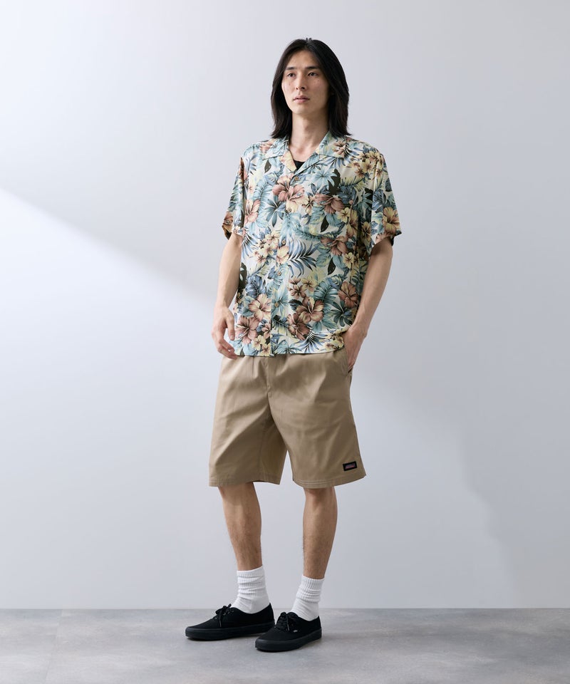 NAVY  SARARI レーヨンアロハプリントシャツ メンズ商品画像-19