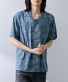 NAVY SARARI レーヨンアロハプリントシャツ メンズ商品サムネイル-23