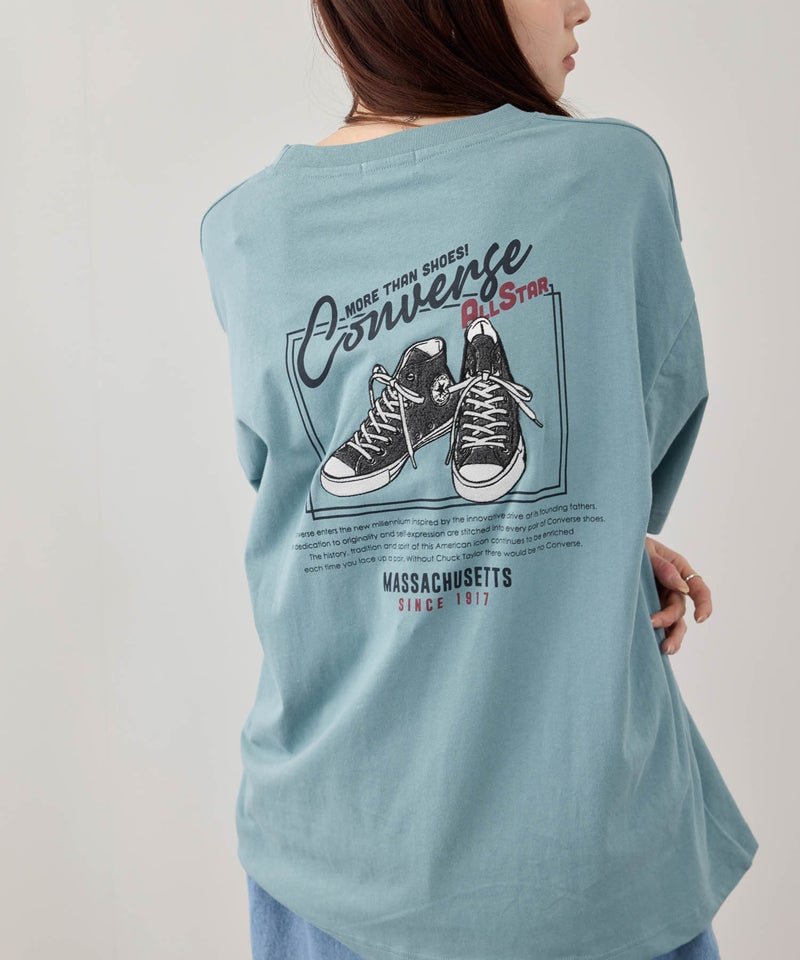 CONVERSE サガラ刺繍Tシャツ メンズ メール便 対応商品商品画像-14