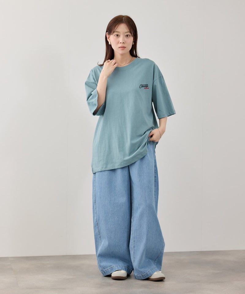 CONVERSE サガラ刺繍Tシャツ メンズ メール便 対応商品商品画像-15