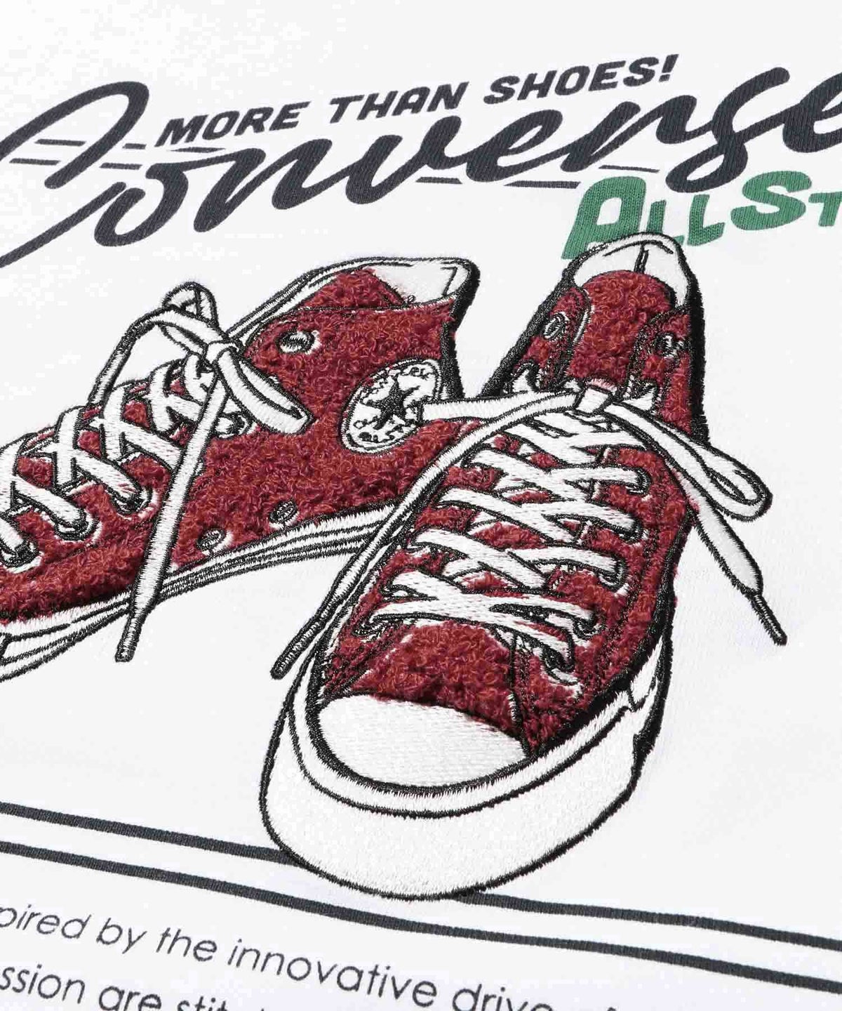 CONVERSE サガラ刺繍Tシャツ メンズ メール便 対応商品