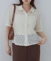 Free Nature  総レースミニシャツ レディース商品サムネイル-2