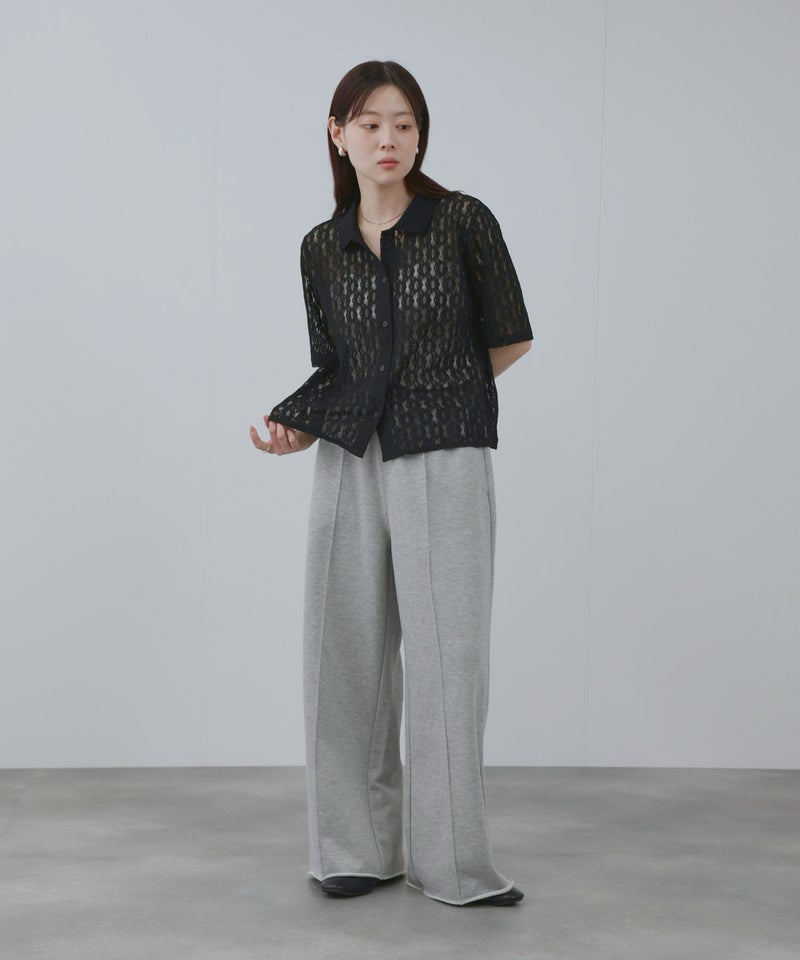 Free Nature  総レースミニシャツ レディース商品画像-6