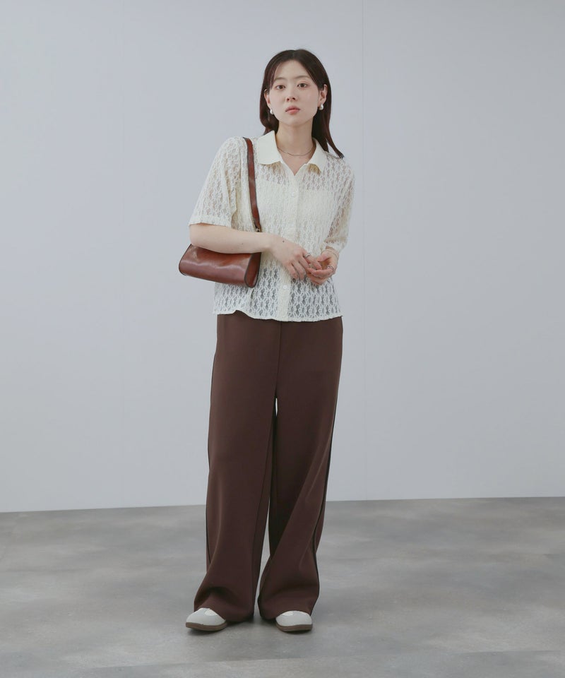 Free Nature 総レースミニシャツ レディース商品画像-11