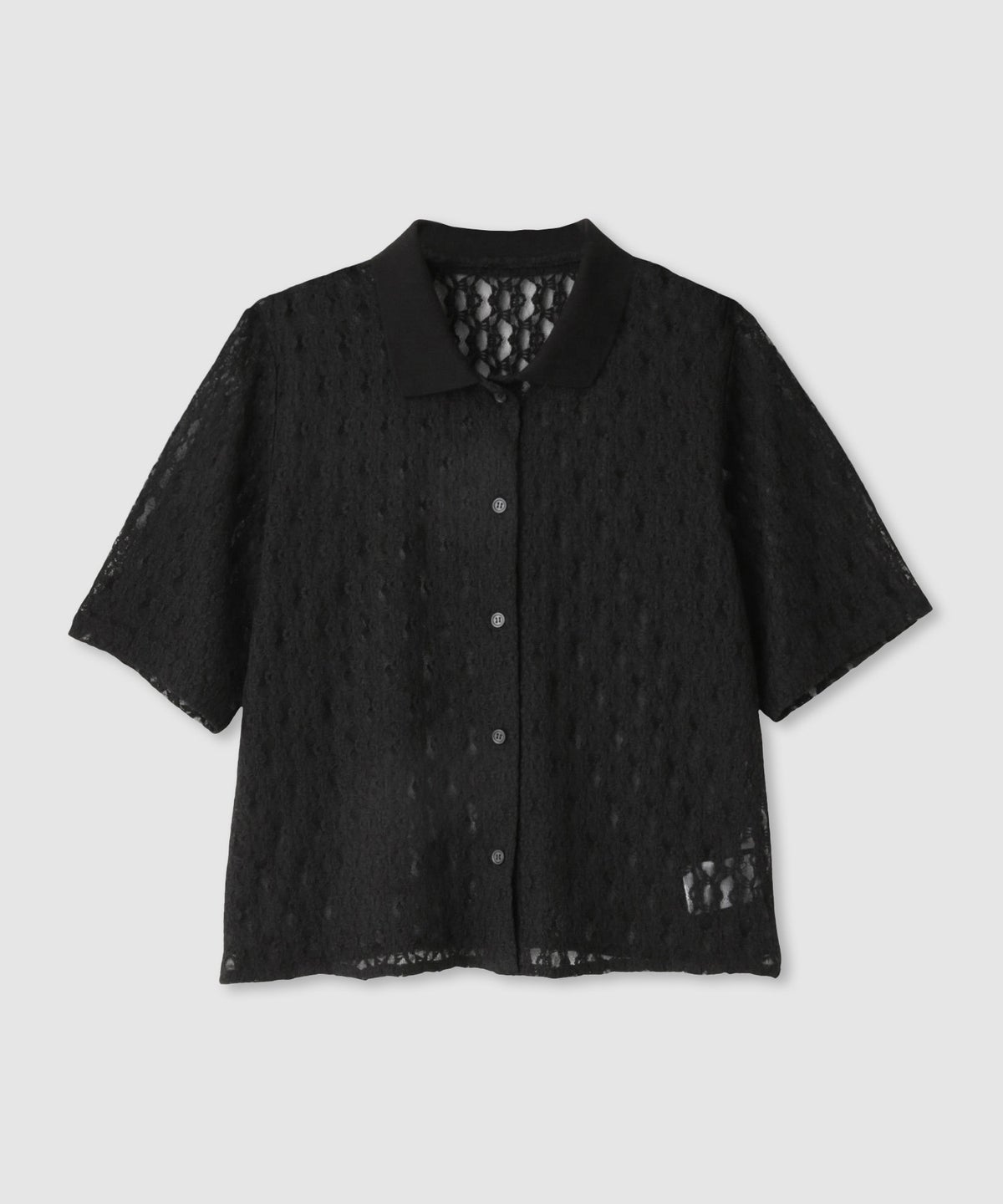 Free Nature 総レースミニシャツ レディース