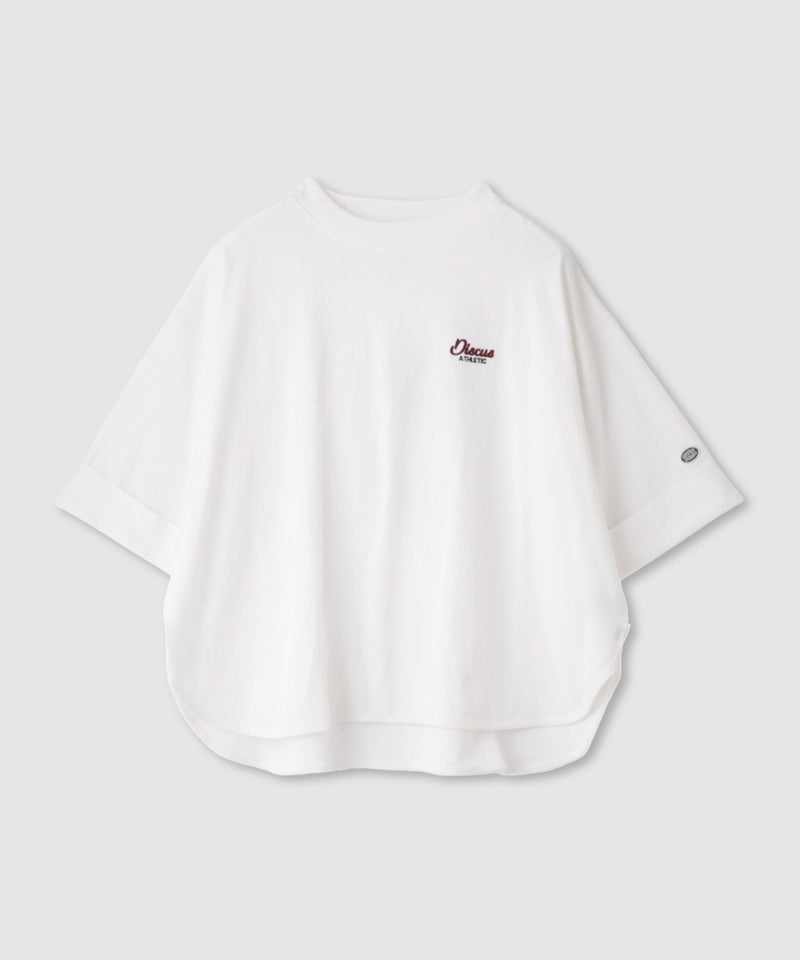 DISCUS  ワンポイント刺繍Tシャツ 6分袖 レディース メール便 対応商品商品画像-21
