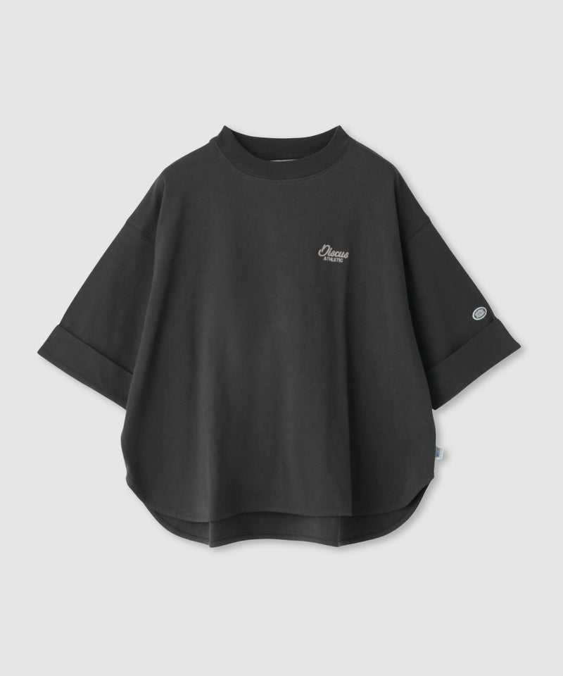 DISCUS  ワンポイント刺繍Tシャツ 6分袖 レディース メール便 対応商品商品画像-22