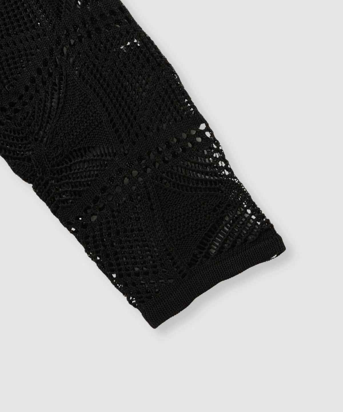 Free Nature クロシェ調 透かし編み ショートカーディガン レディース