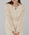 Free Nature  クロシェ調 透かし編み ショートカーディガン レディース商品サムネイル-8