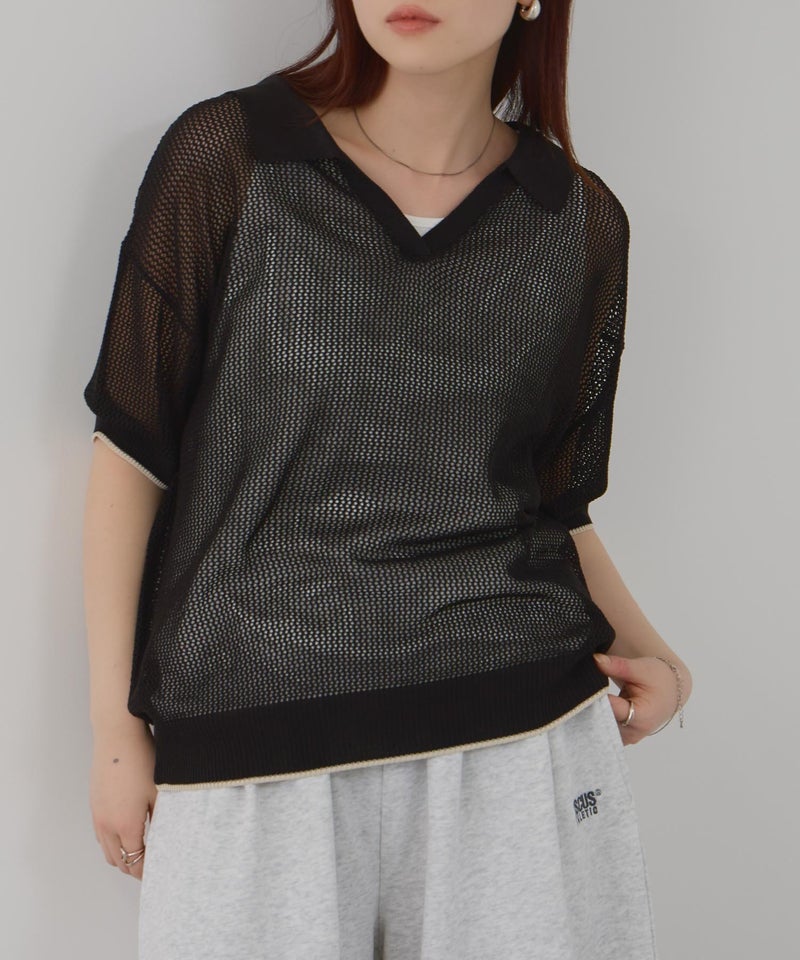 Free Nature ニットポロアンサンブル レディース商品画像-2