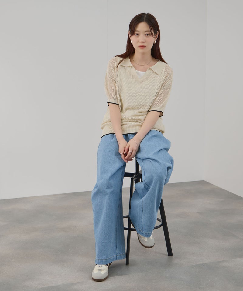 Free Nature ニットポロアンサンブル レディース商品画像-5