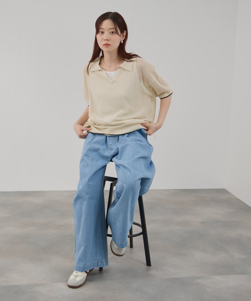 Free Nature ニットポロアンサンブル レディース商品画像-6