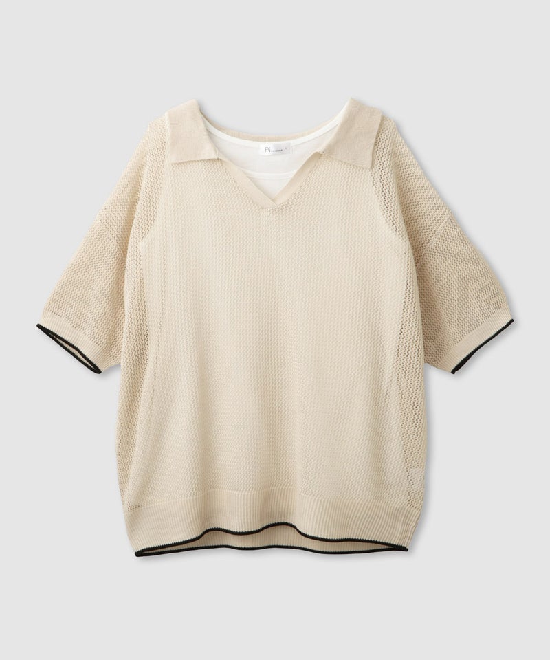 Free Nature  ニットポロアンサンブル レディース商品画像-11