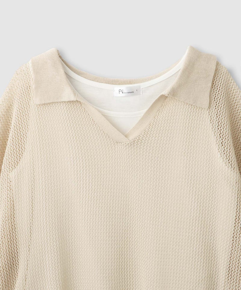 Free Nature  ニットポロアンサンブル レディース商品画像-15