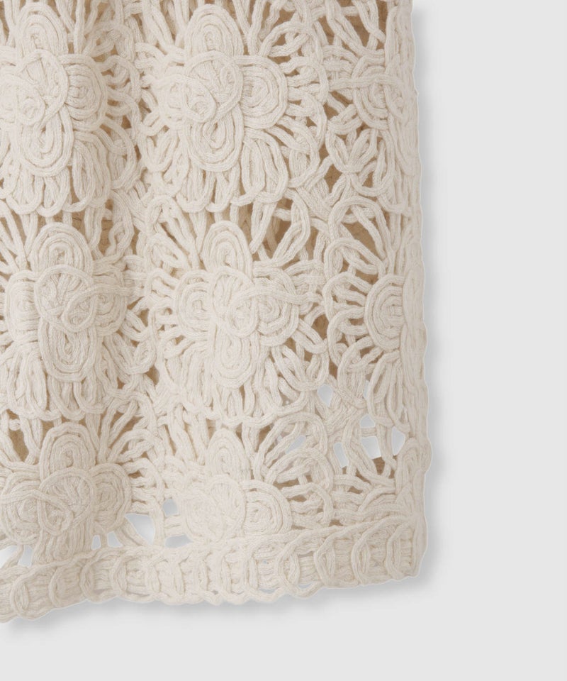 Free Nature  フラワーモチーフ クロシェ ベスト レディース商品画像-17