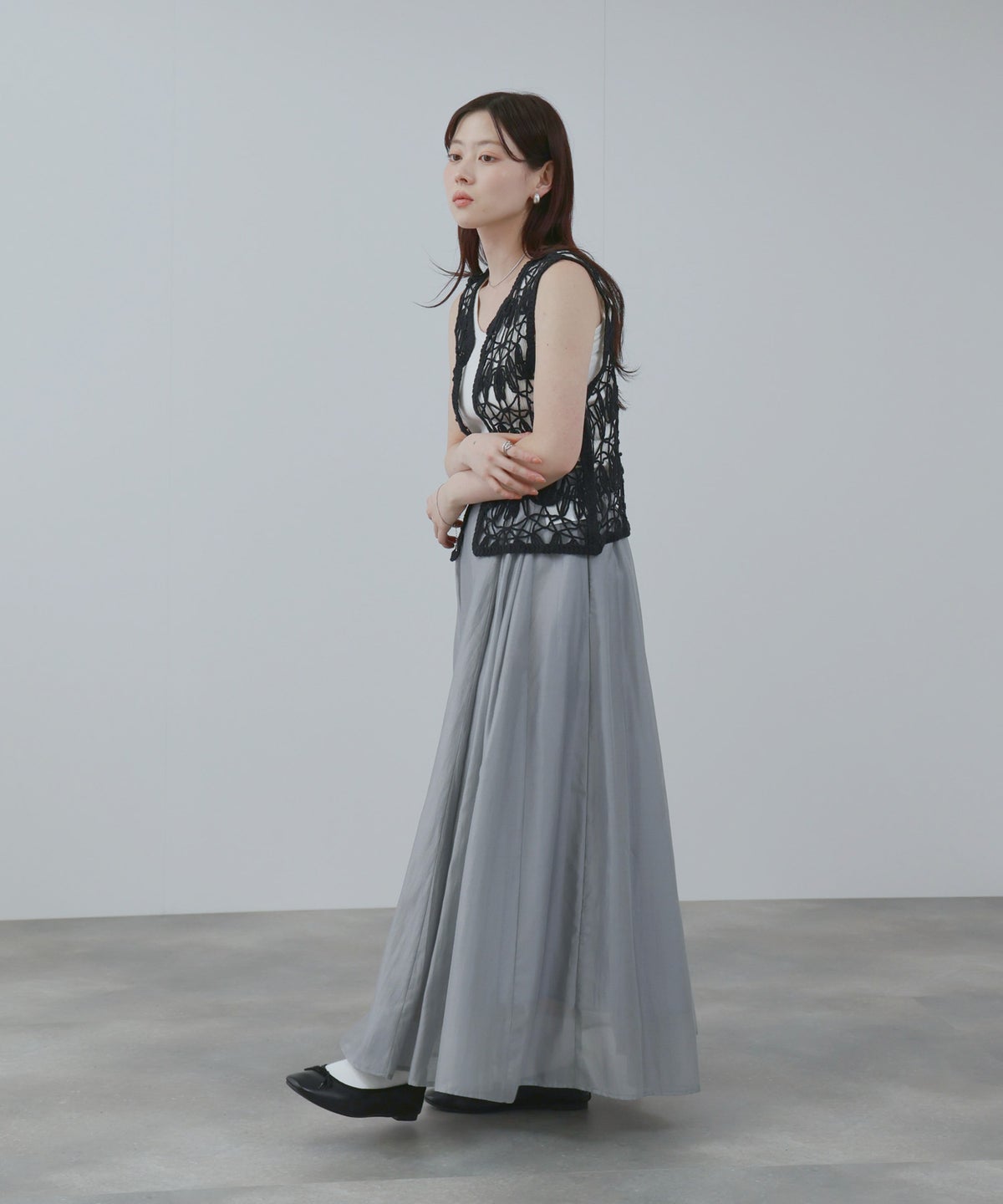 Free Nature マシン クロシェ ベスト レディース