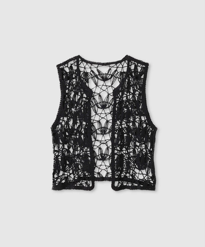 Free Nature マシン クロシェ ベスト レディース商品画像-10