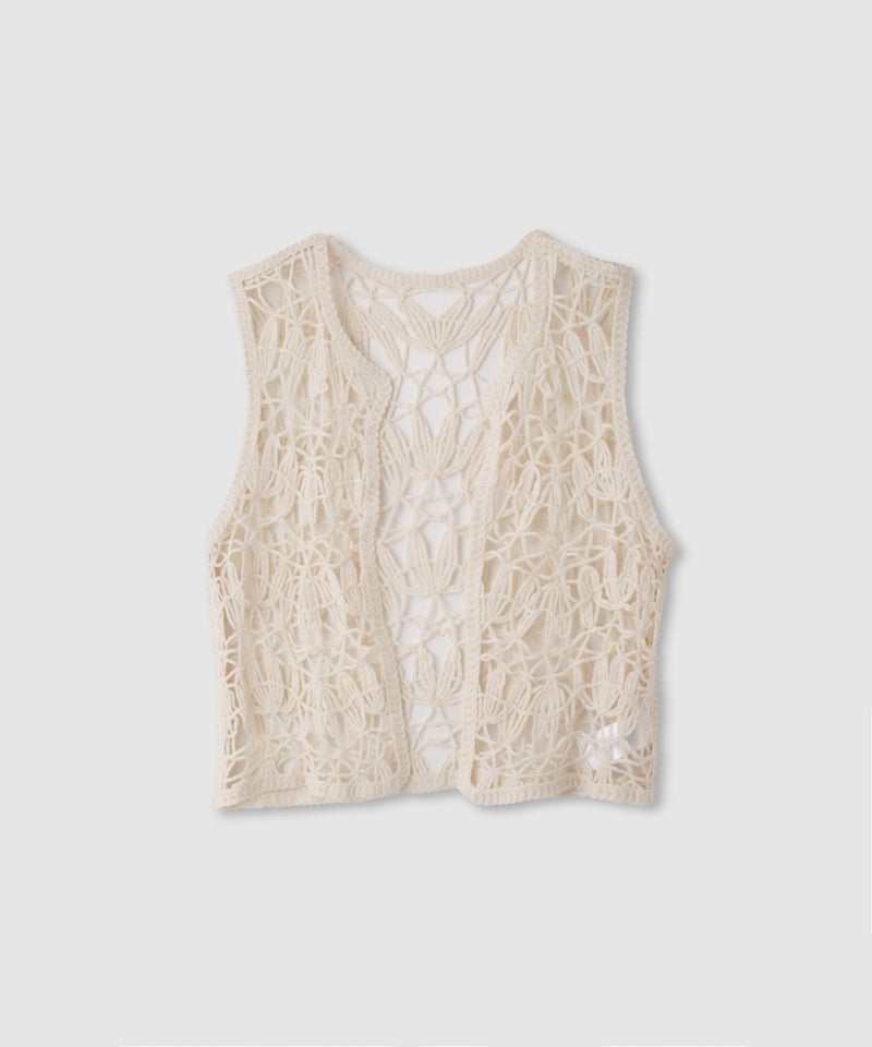 Free Nature マシン クロシェ ベスト レディース商品画像-11