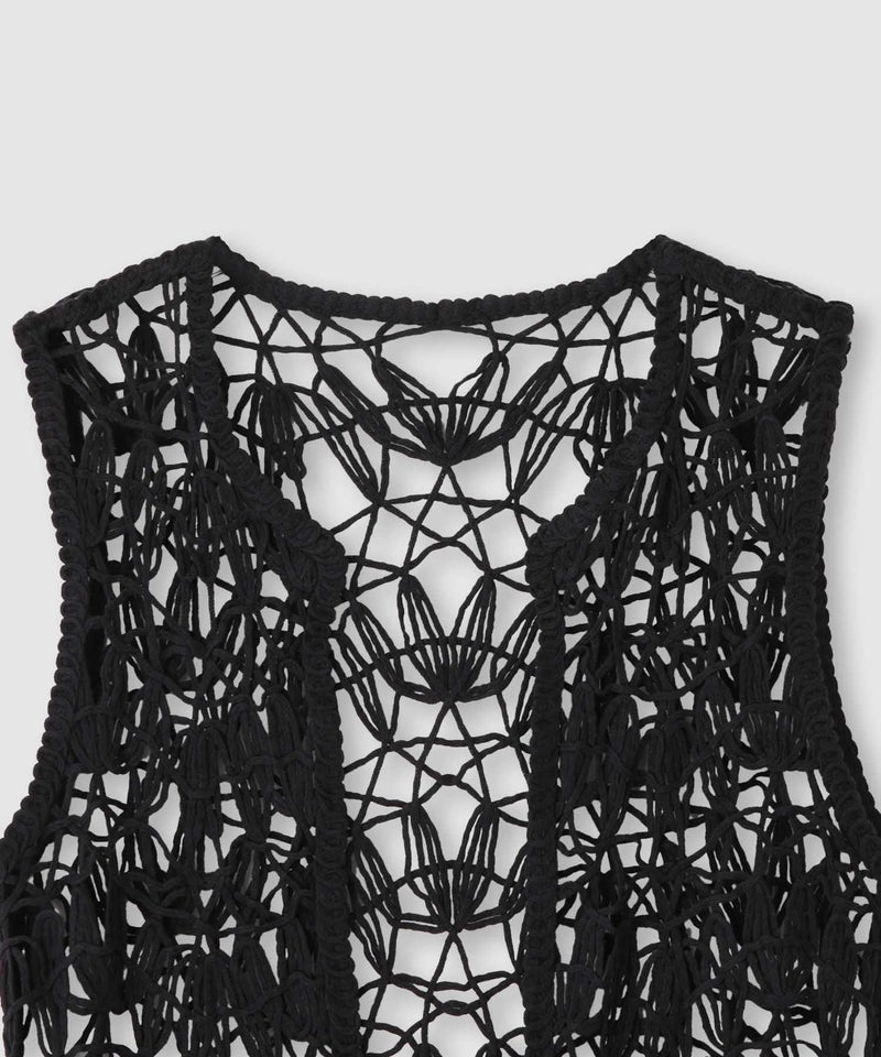 Free Nature  マシン クロシェ ベスト レディース商品画像-13