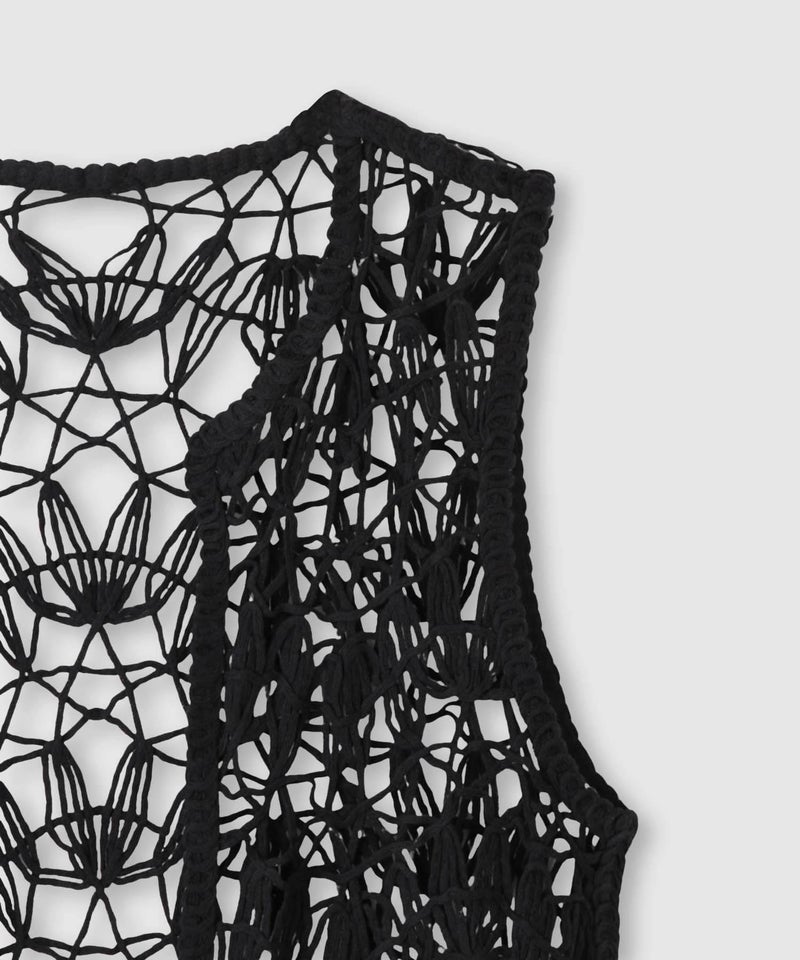 Free Nature マシン クロシェ ベスト レディース商品画像-14