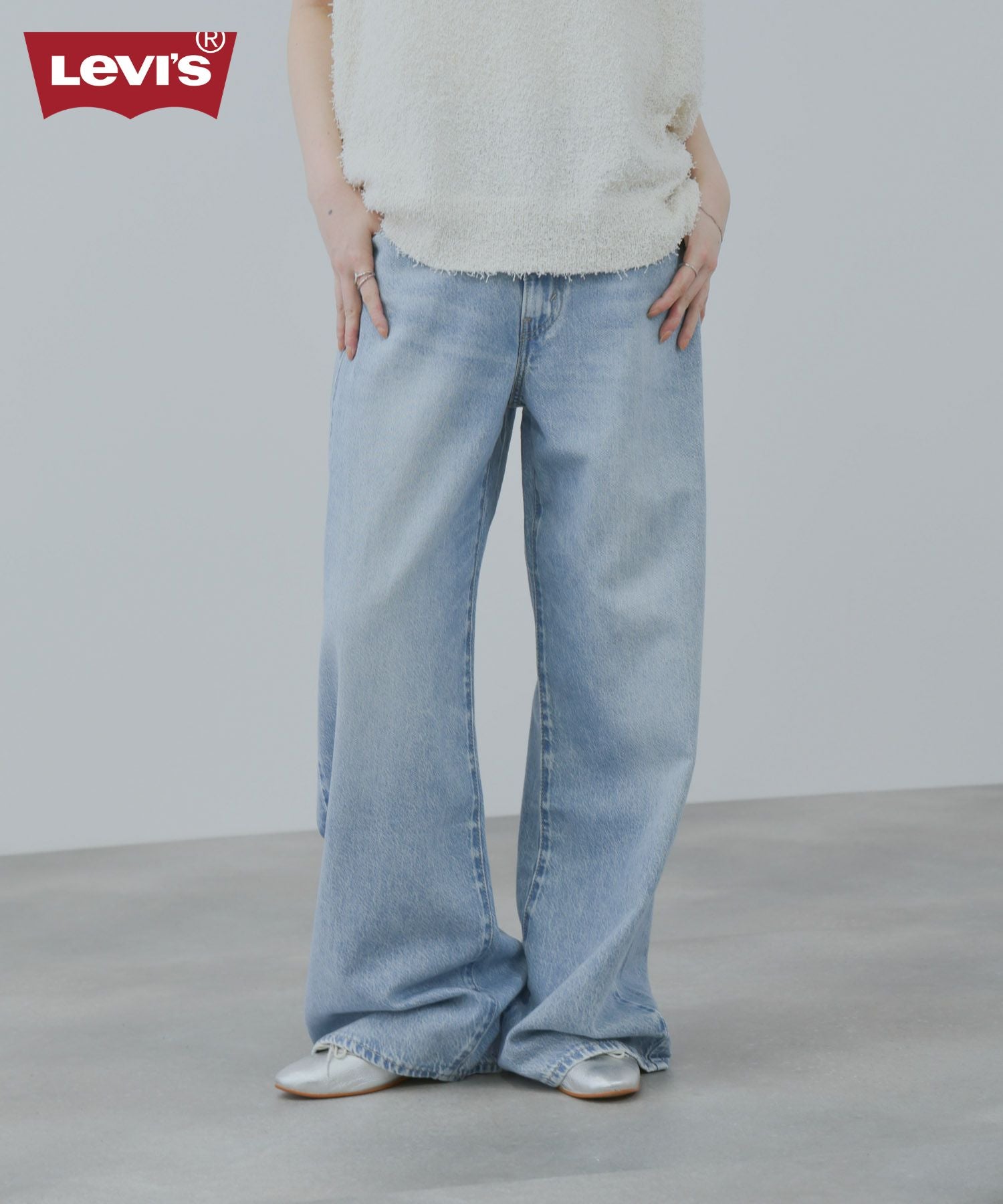 Levi's(R) CINCH BAGGY ハイライズ バギーデニムパンツ レディース