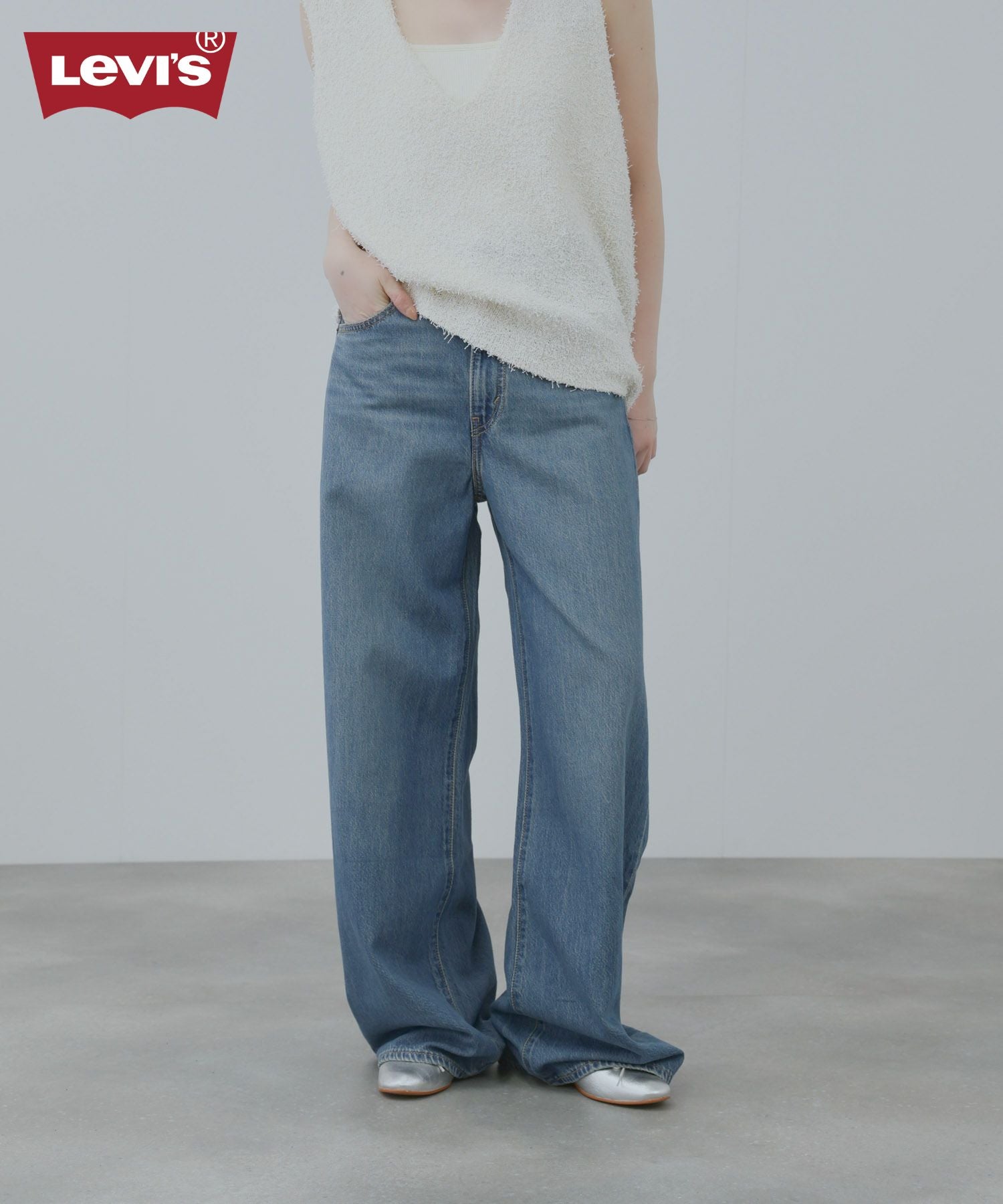 Levi's(R) CINCH BAGGY ハイライズ バギーデニムパンツ レディース