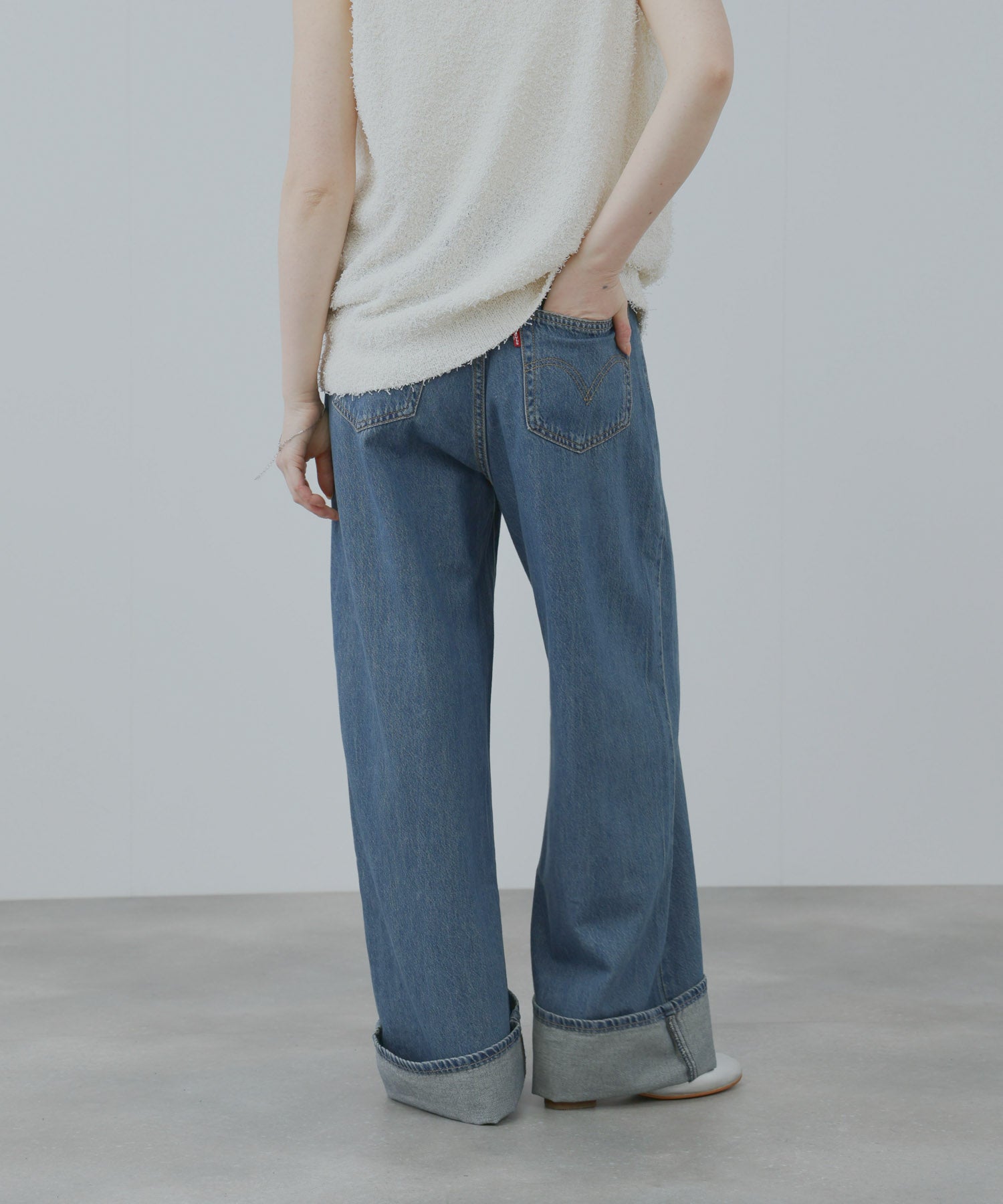 Levi's(R) CINCH BAGGY ハイライズ バギーデニムパンツ レディース