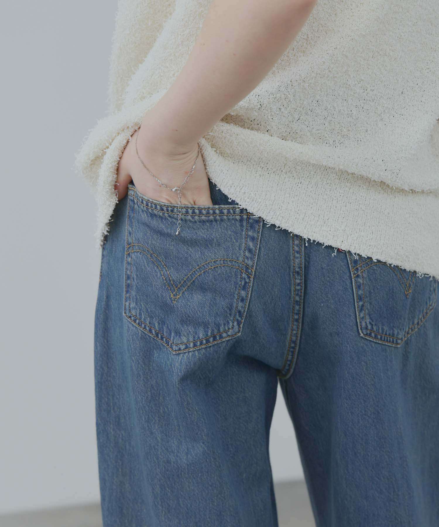 Levi's(R) CINCH BAGGY ハイライズ バギーデニムパンツ レディース
