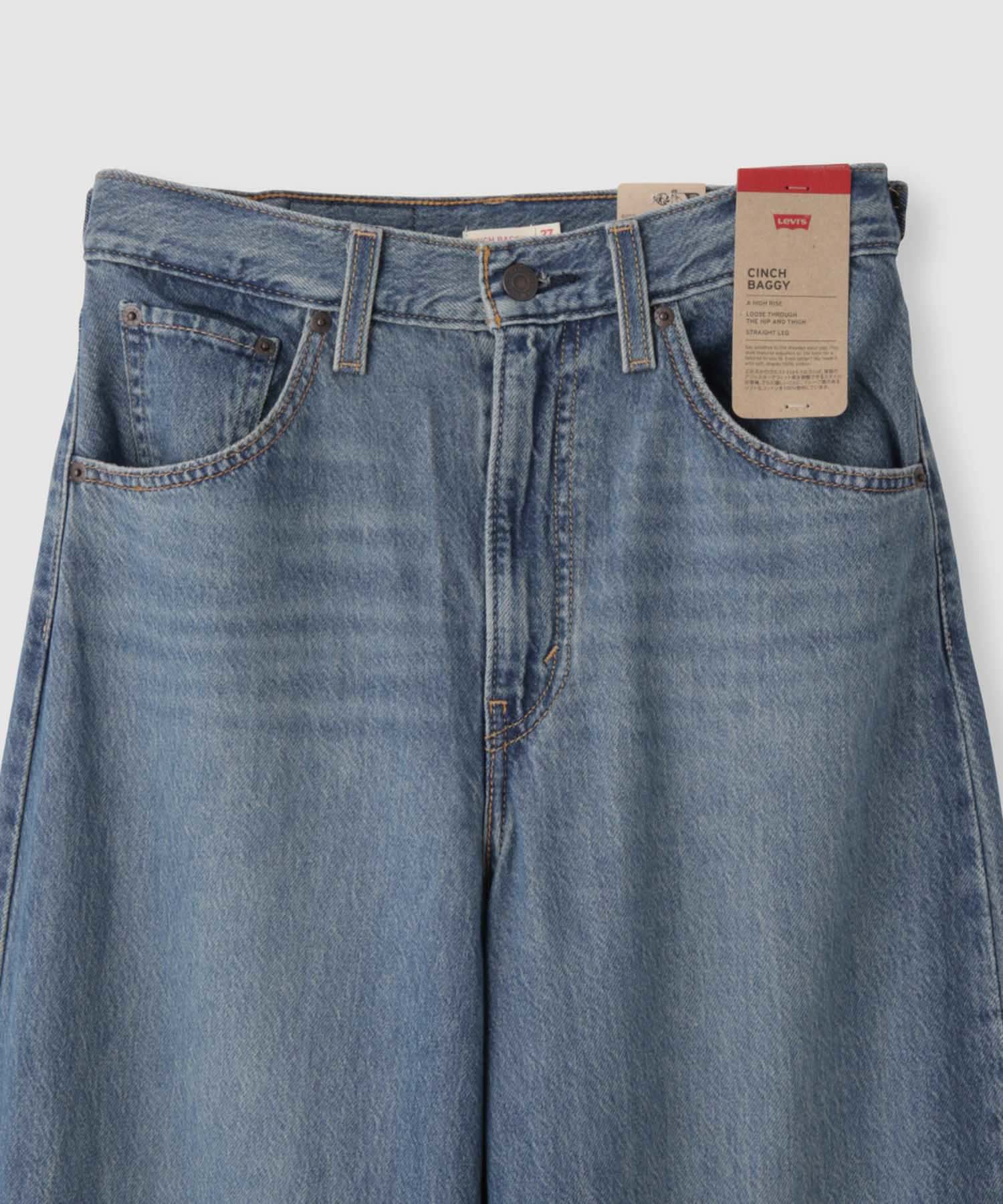 Levi's(R) CINCH BAGGY ハイライズ バギーデニムパンツ レディース
