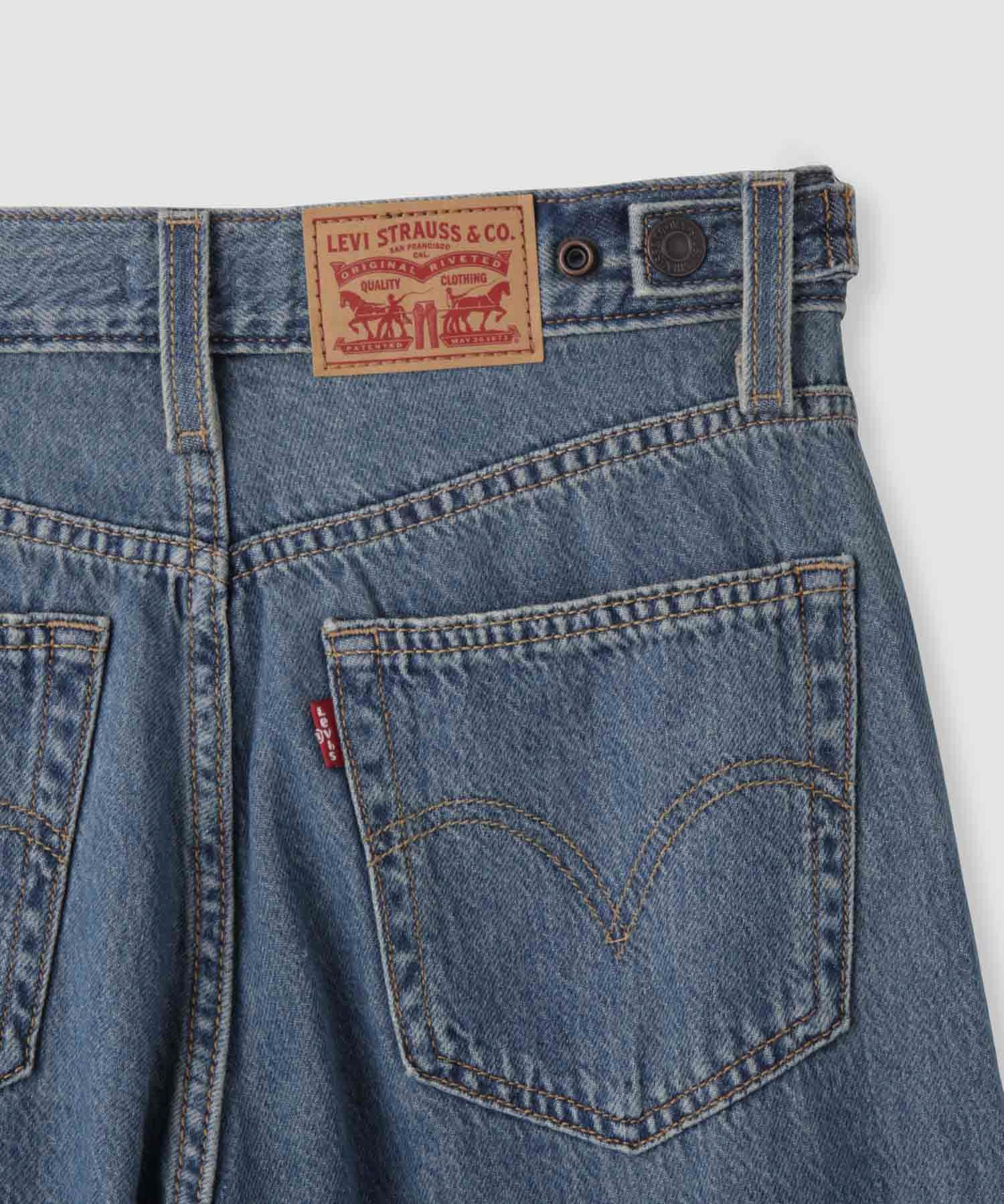 Levi's(R) CINCH BAGGY ハイライズ バギーデニムパンツ レディース