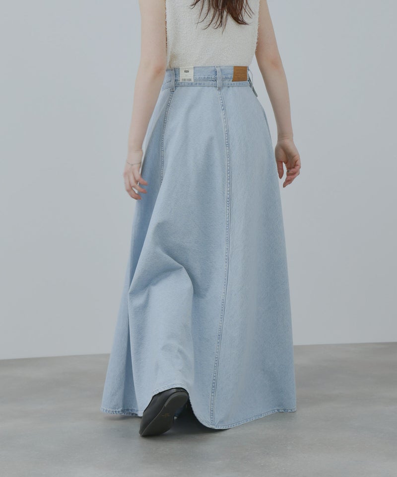 Levi's(R) ミッドライズ ストレッチ デニムロングスカート レディース商品画像-3
