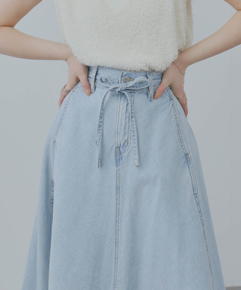 Levi's(R)  ミッドライズ ストレッチ デニムロングスカート レディース商品画像-4