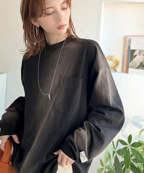 Classical Elf 《JaVaジャバコラボ》垢抜け!大人のストリートstyleを作る。綿100%スプレーダイオーバーサイズTシャツ(長袖) 商品画像-12