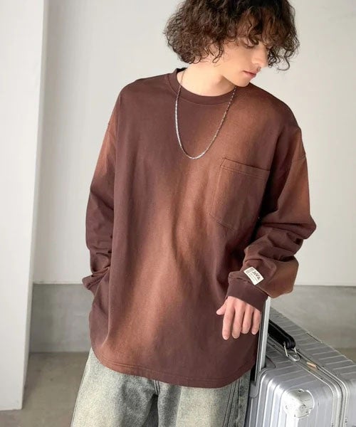 Classical Elf 《JaVaジャバコラボ》垢抜け!大人のストリートstyleを作る。綿100%スプレーダイオーバーサイズTシャツ(長袖) 商品画像-18