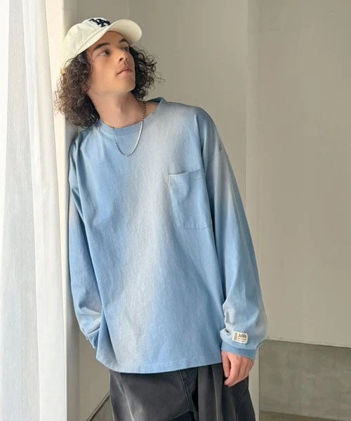 Classical Elf 《JaVaジャバコラボ》垢抜け!大人のストリートstyleを作る。綿100%スプレーダイオーバーサイズTシャツ(長袖) 商品画像-23