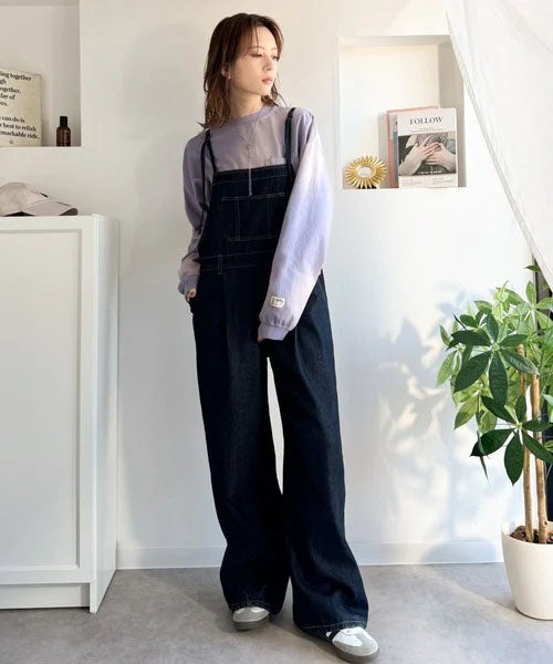 Classical Elf 《JaVaジャバコラボ》垢抜け!大人のストリートstyleを作る。綿100%スプレーダイオーバーサイズTシャツ(長袖) 商品画像-37