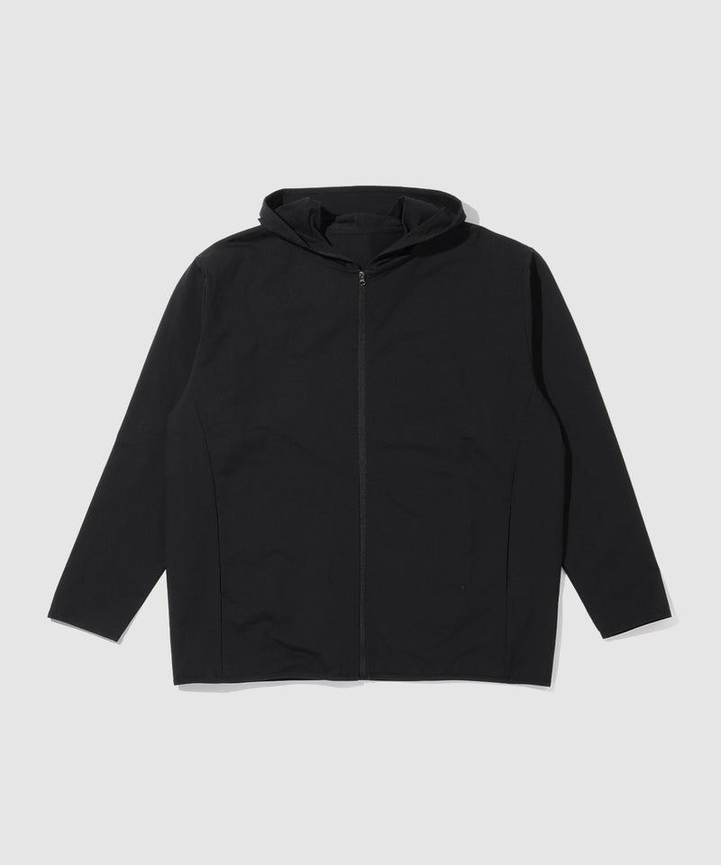 NAVY  SARARI テックジョーゼットZIPパーカー メンズ商品画像-1